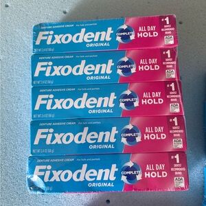 Original Denture Adhesive Cream - Pink and Blue